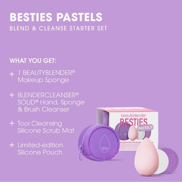 Beautyblender Besties Pastels Blend & Cleanse Starter Set - Picture 3 of 8